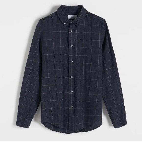 Men's Shirt, Regular fit checkered button-down, M - Picture 1 of 4